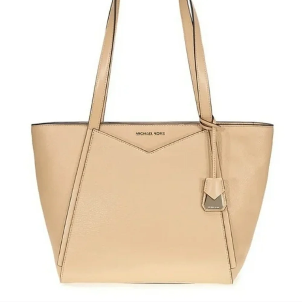 Michael Kors Whitney Zip Top Tote NWT In Oat Color - Picture 4 of 12